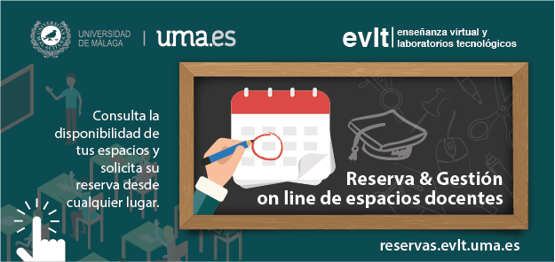 Reserva y gestión online de espacios docentes